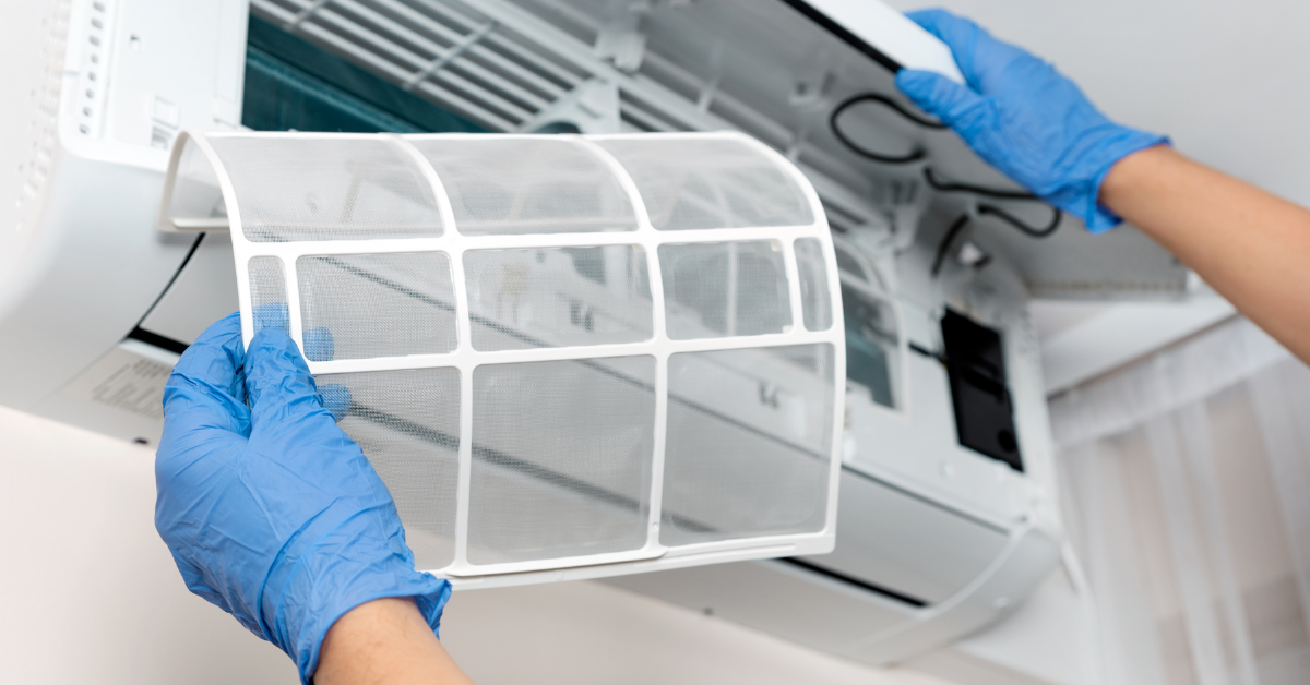 AC Filter Cleaning